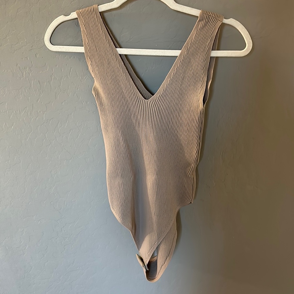 V-neck bodysuit. Super stretchy and comfortable